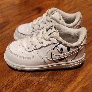 Nike Air Force 1 Smiley Face, Toddler 7c